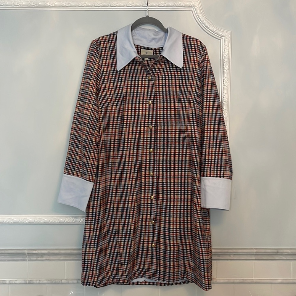 Tuckernuck Tuckernuck Cambridge Check Twiggy plaid dress XXXL